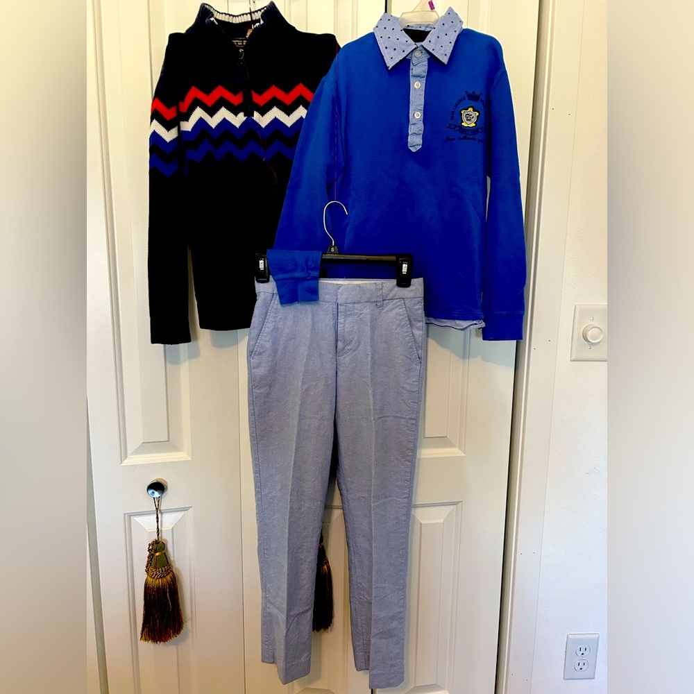 Tommy Hilfiger boy’s size 8-9 like new!! 3 pieces